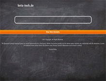 Tablet Screenshot of beta-tech.de